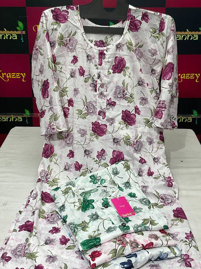 Offer 280625 Kanha Wrinkle Kurtis Wholesaler Gujarat
