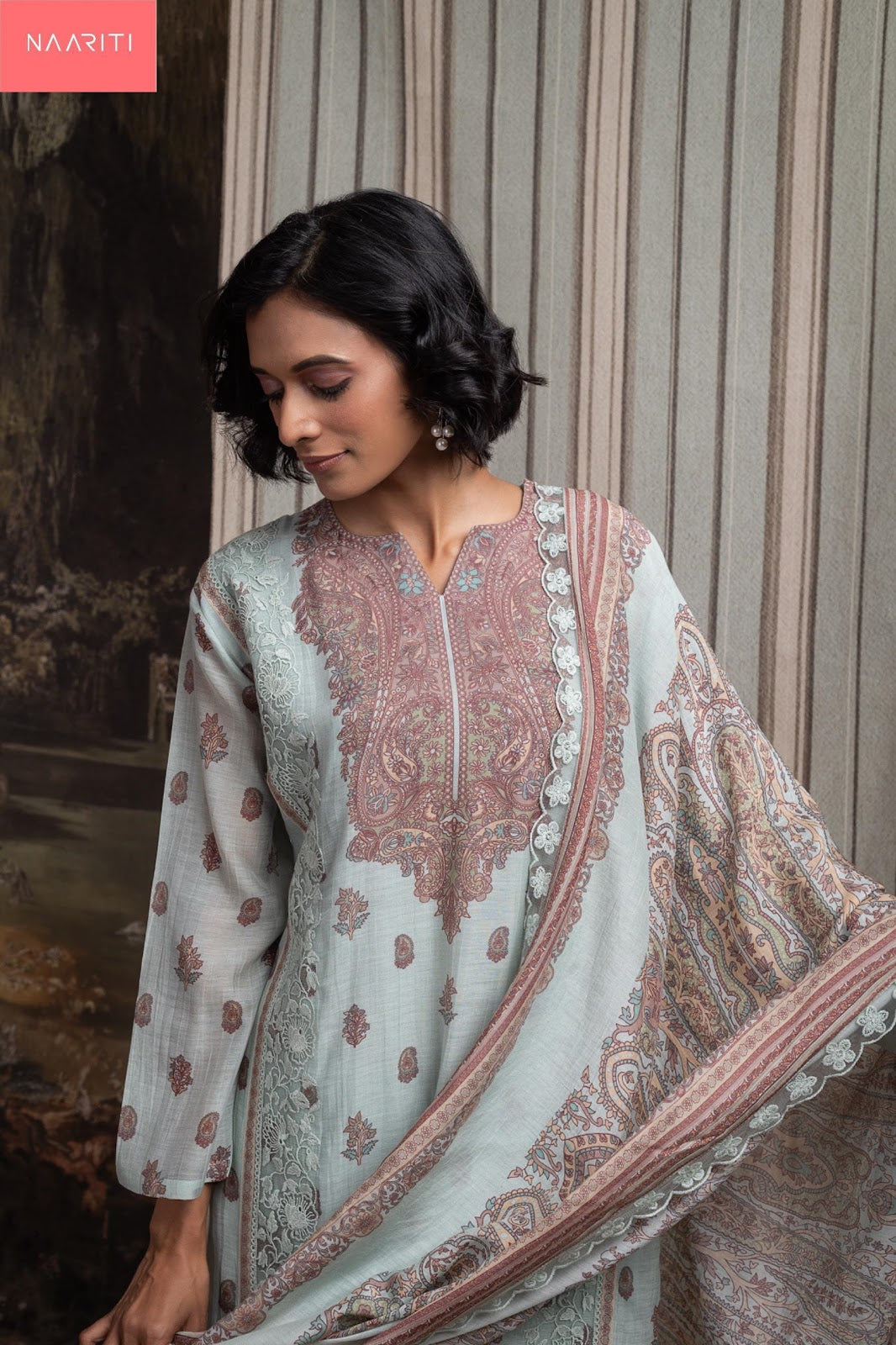 Ohara Naariti Mul Chanderi Pant Style Suits Wholesaler India