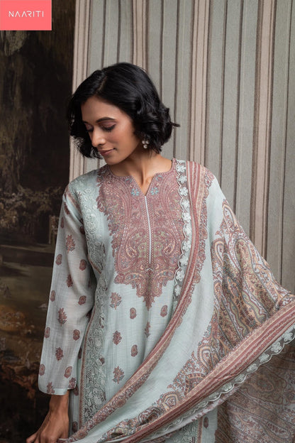 Ohara Naariti Mul Chanderi Pant Style Suits Wholesaler India