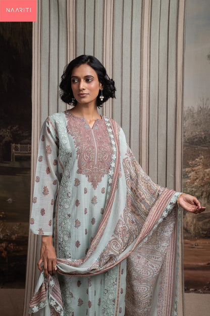 Ohara Naariti Mul Chanderi Pant Style Suits Wholesaler India