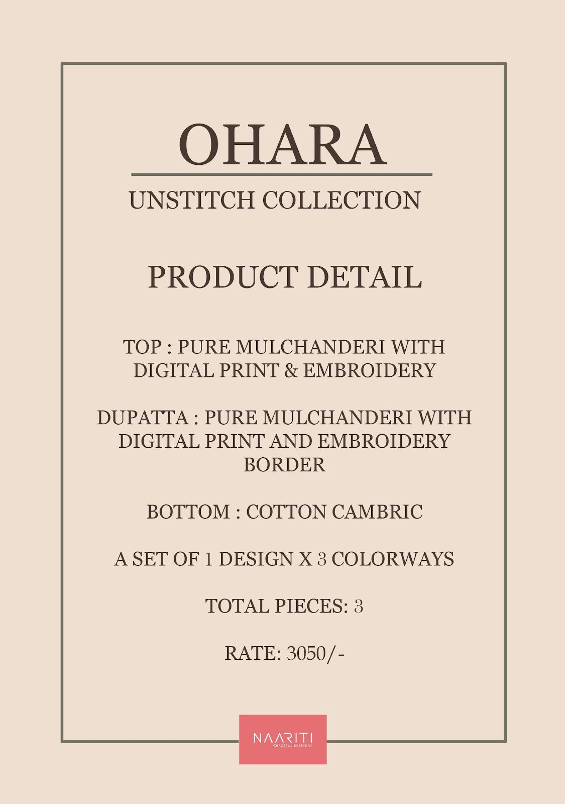 Ohara Naariti Mul Chanderi Pant Style Suits Wholesaler India
