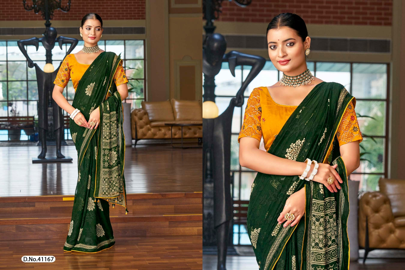 Ojasvi 2 5D Designer Jacquard Sarees Wholesaler India