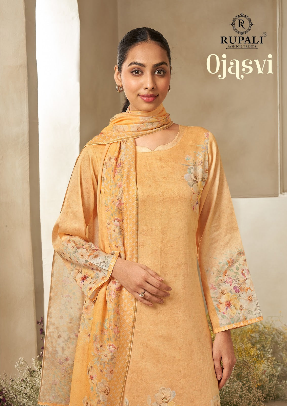 Ojasvi Rupali Jam Satin Pant Style Suits Manufacturer Ahmedabad