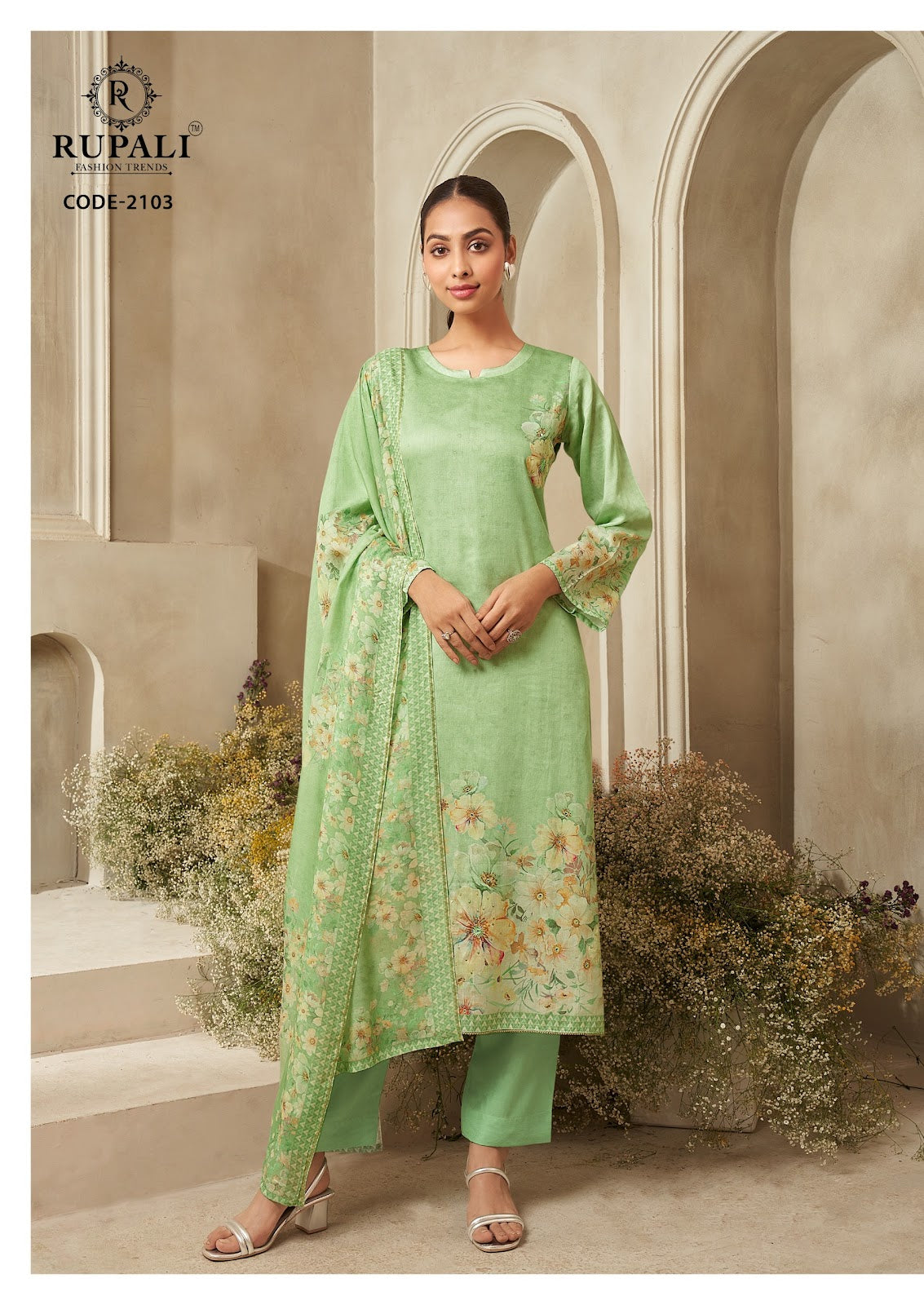 Ojasvi Rupali Jam Satin Pant Style Suits Manufacturer Ahmedabad