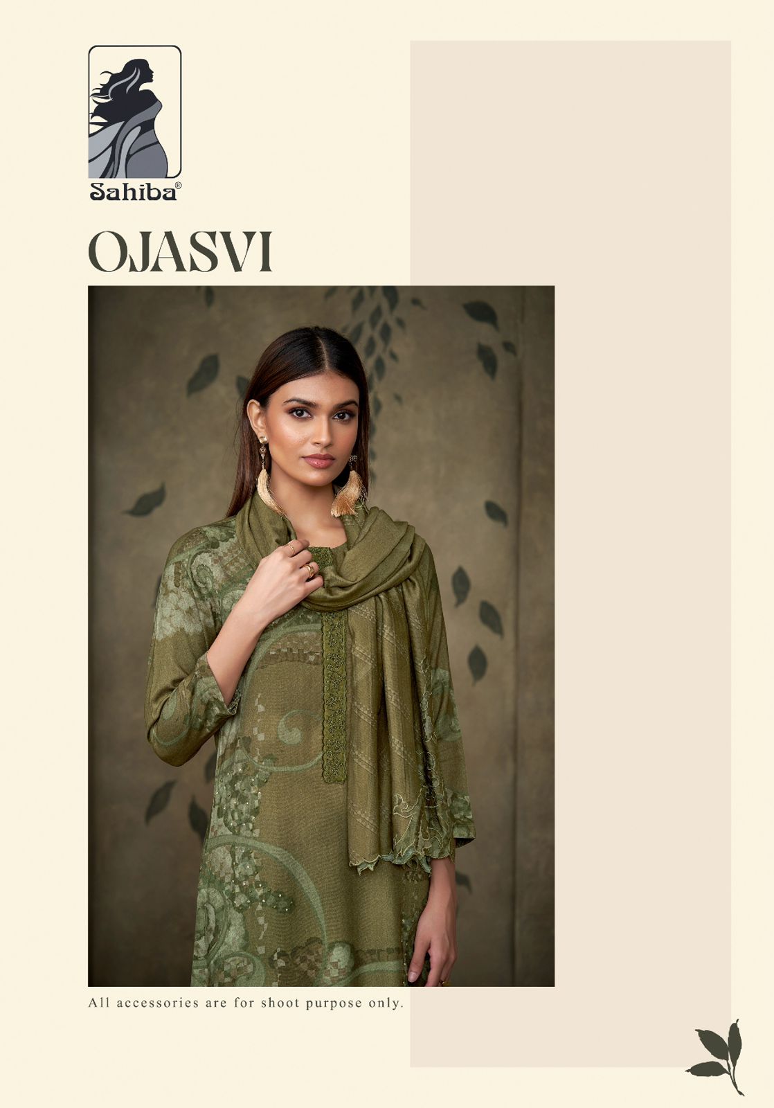 Ojasvi Sahiba Staple Twill Pashmina Suits Wholesaler Gujarat