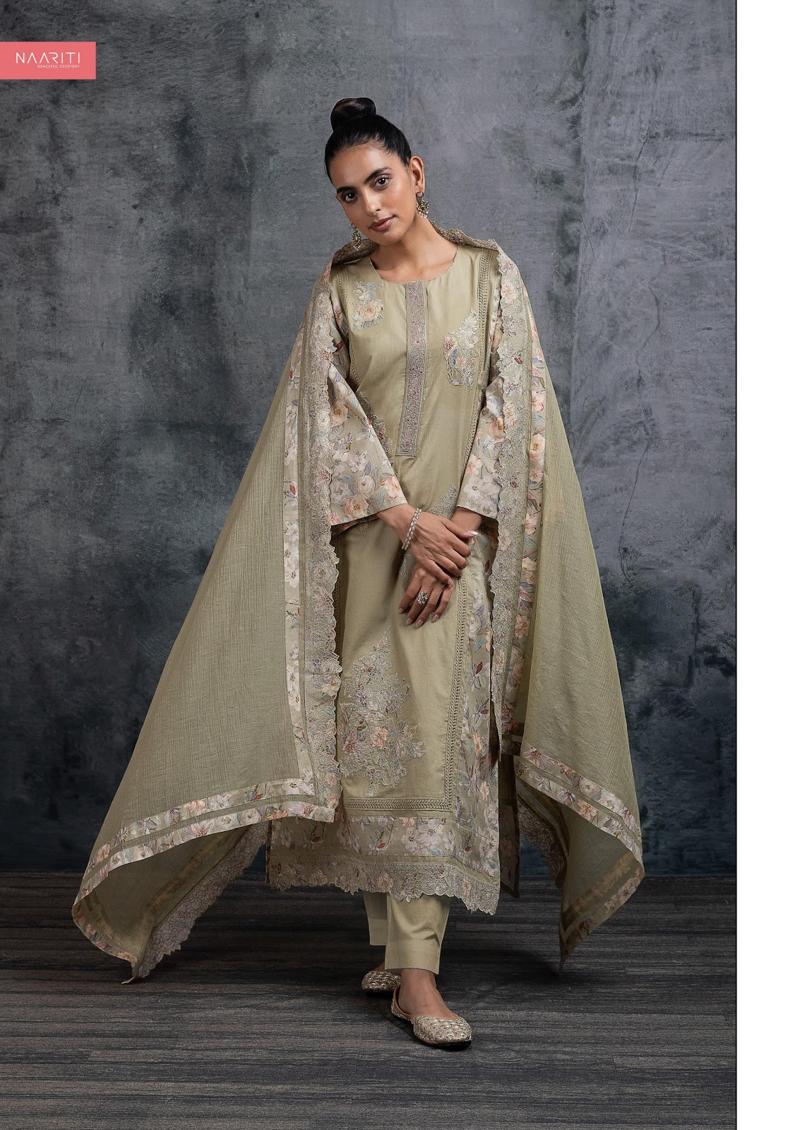 Okseem Naariti Cotton Pant Style Suits Wholesaler India