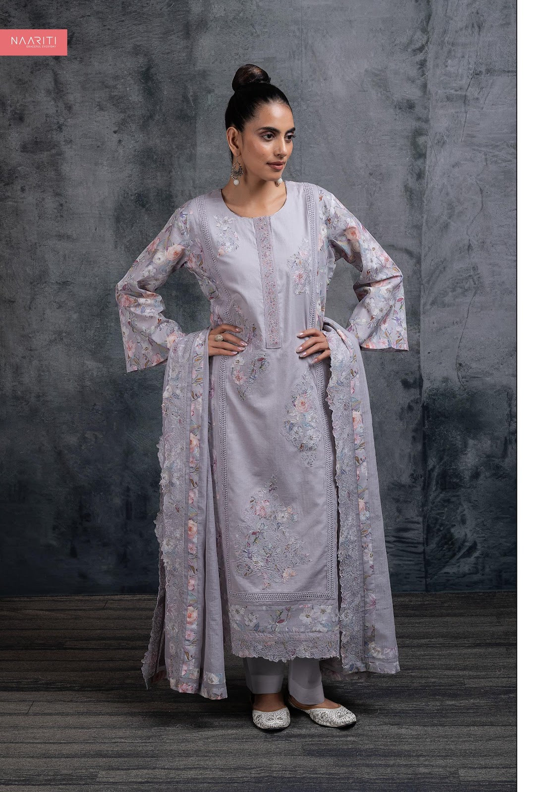 Okseem Naariti Cotton Pant Style Suits Wholesaler India