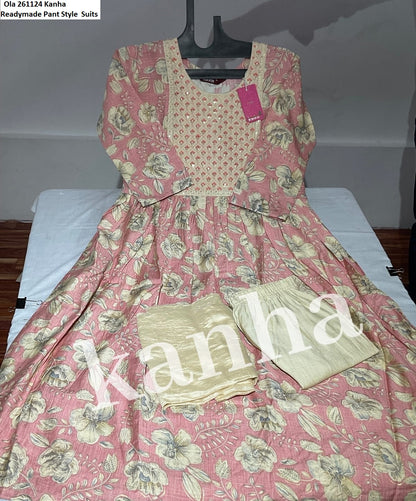 Ola 261124 Kanha Vetican Readymade Pant Style Suits Manufacturer Ahmedabad