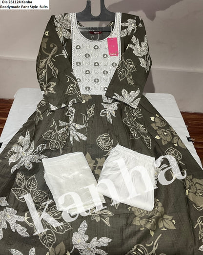 Ola 261124 Kanha Vetican Readymade Pant Style Suits Manufacturer Ahmedabad