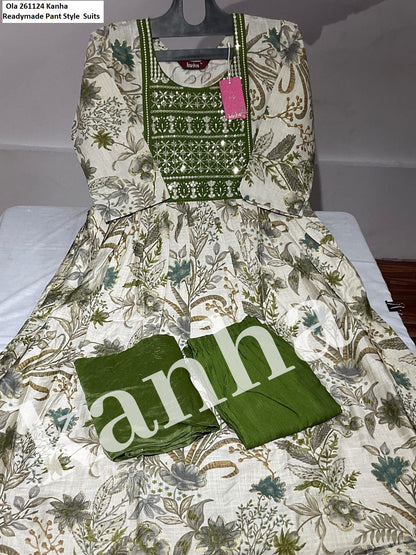 Ola 261124 Kanha Vetican Readymade Pant Style Suits Manufacturer Ahmedabad