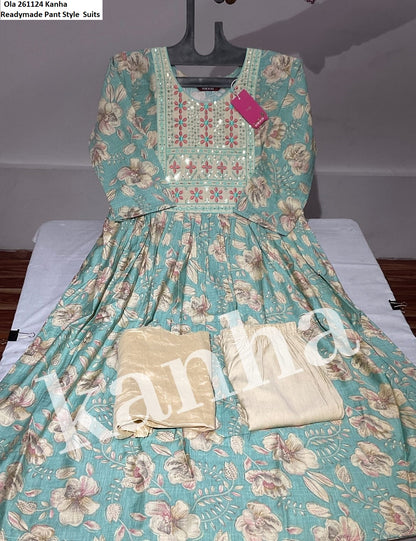 Ola 261124 Kanha Vetican Readymade Pant Style Suits Manufacturer Ahmedabad