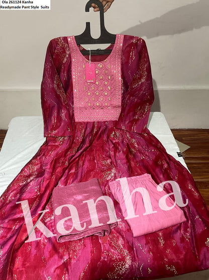 Ola 261124 Kanha Vetican Readymade Pant Style Suits Manufacturer Ahmedabad