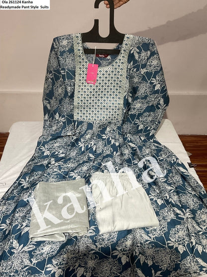 Ola 261124 Kanha Vetican Readymade Pant Style Suits Manufacturer Ahmedabad