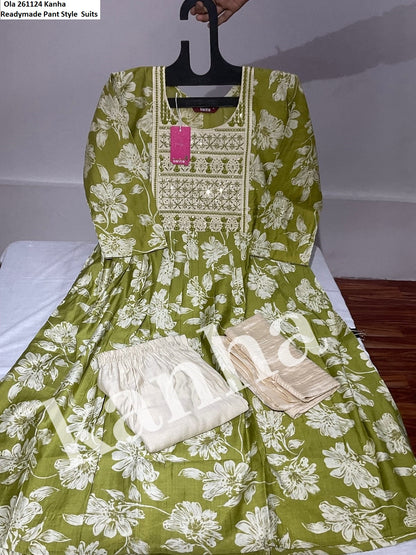 Ola 261124 Kanha Vetican Readymade Pant Style Suits Manufacturer Ahmedabad