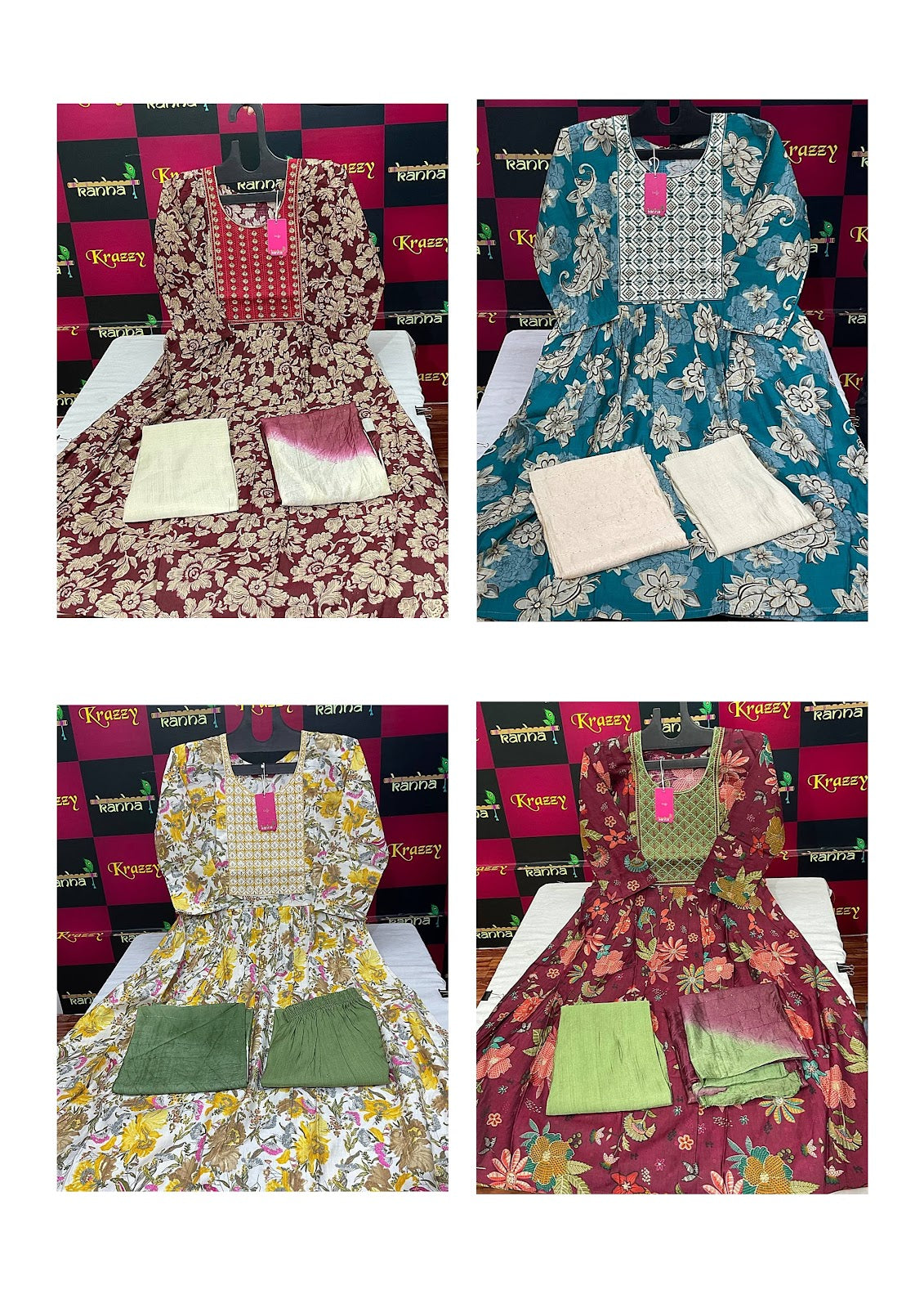 Ola With Pocket 080225 Kanha Vetican Readymade Pant Style Suits Wholesaler India
