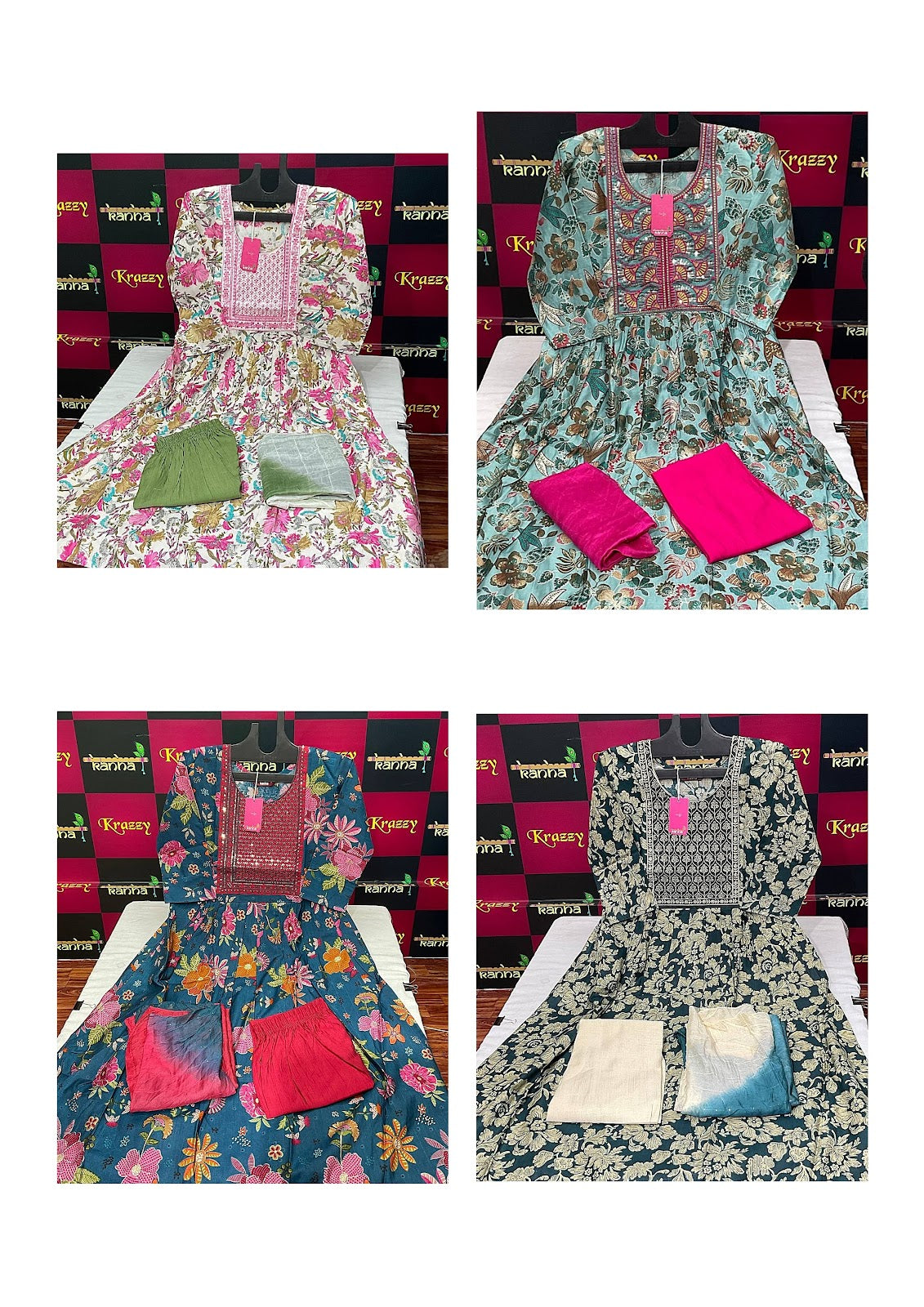 Ola With Pocket 080225 Kanha Vetican Readymade Pant Style Suits Wholesaler India