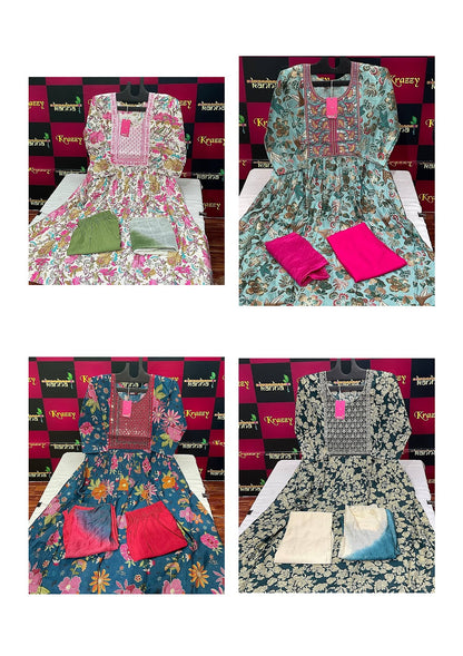 Ola With Pocket 080225 Kanha Vetican Readymade Pant Style Suits Wholesaler India