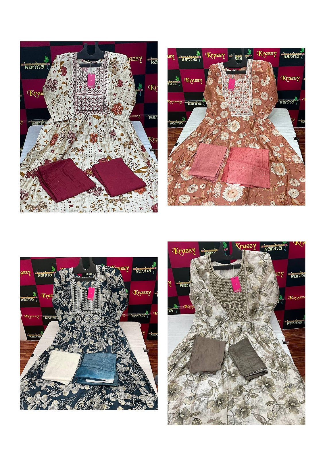 Ola With Pocket 080225 Kanha Vetican Readymade Pant Style Suits Wholesaler India