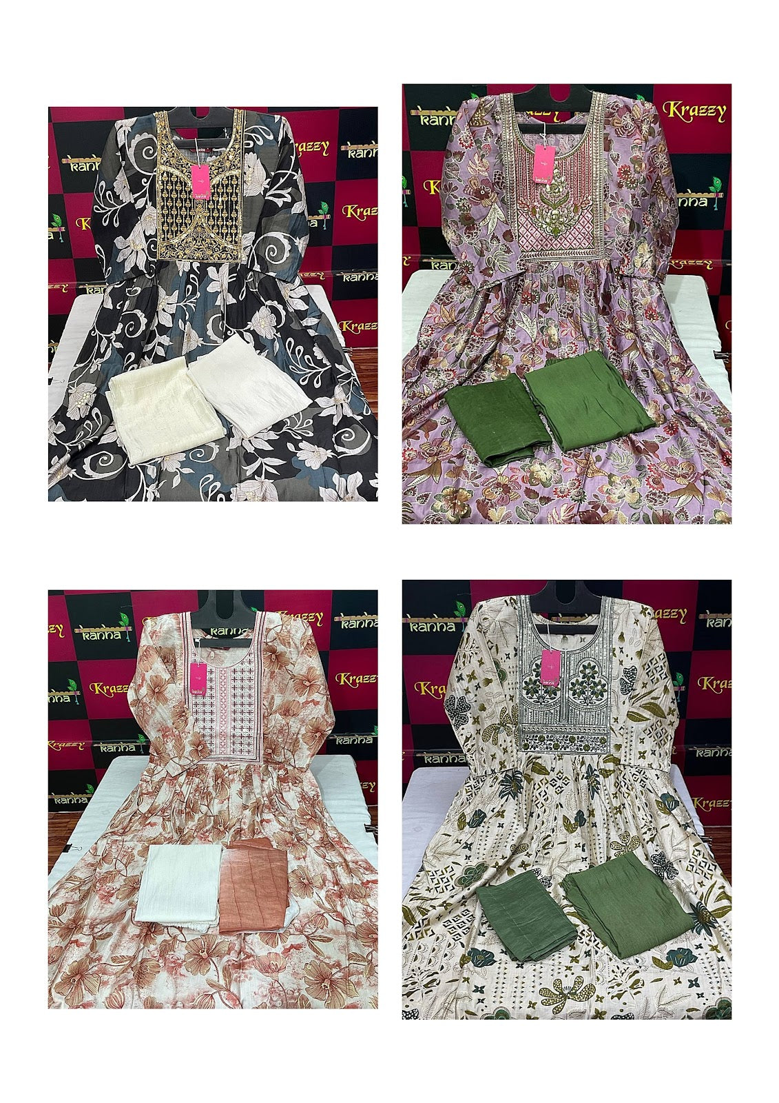 Ola With Pocket 080225 Kanha Vetican Readymade Pant Style Suits Wholesaler India