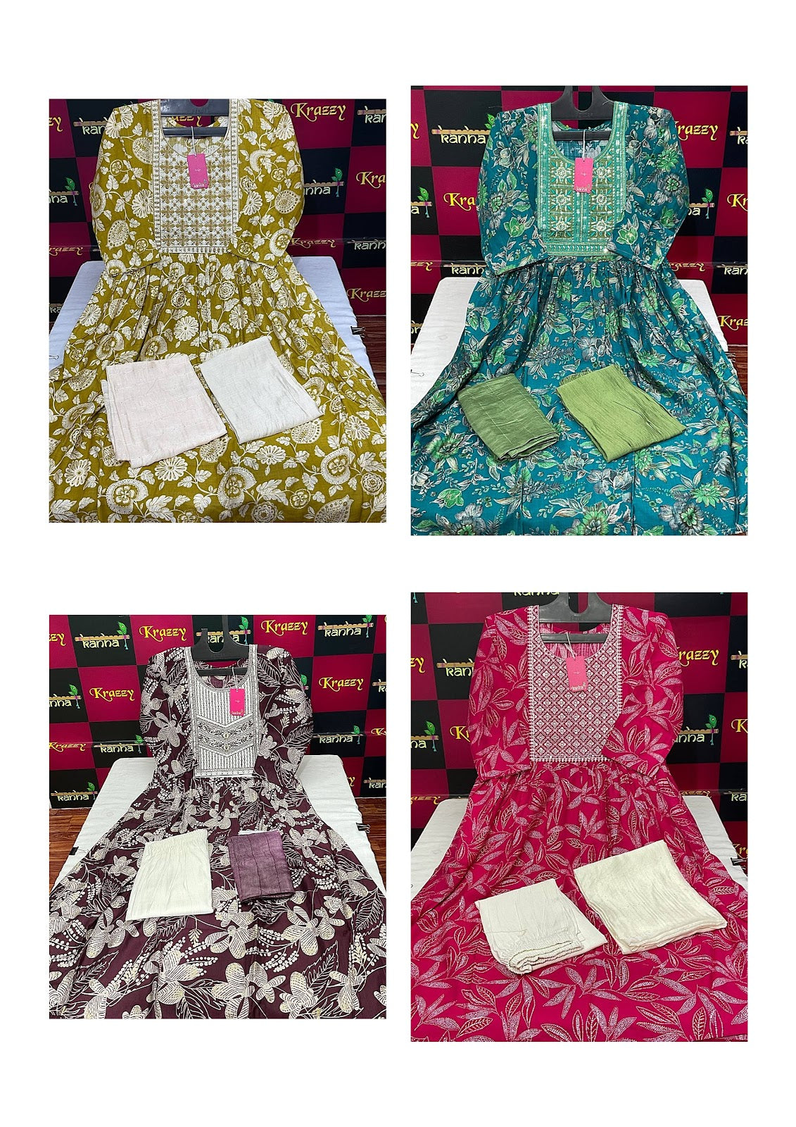 Ola With Pocket 080225 Kanha Vetican Readymade Pant Style Suits Wholesaler India