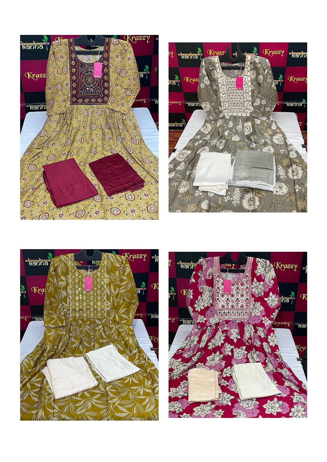 Ola With Pocket 080225 Kanha Vetican Readymade Pant Style Suits Wholesaler India