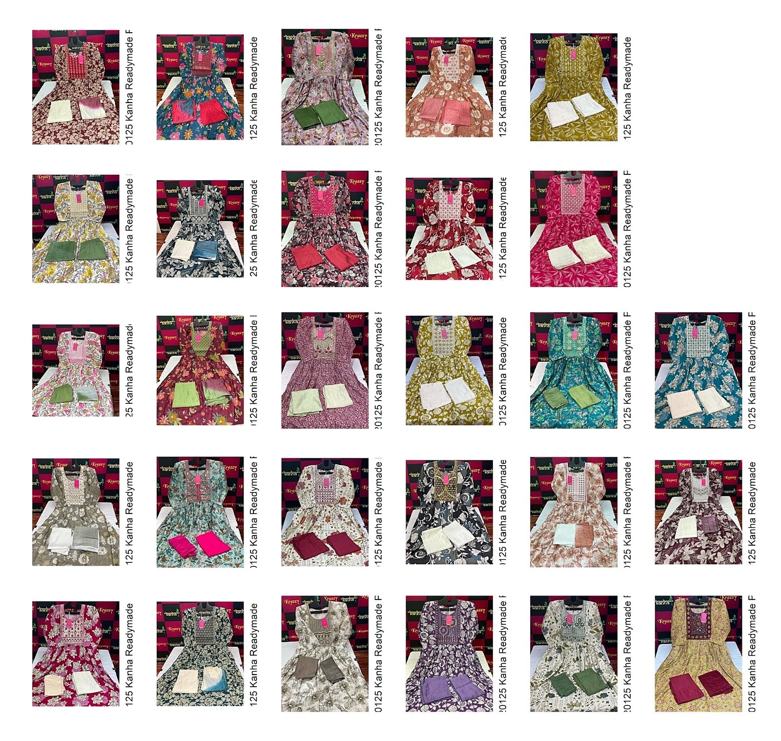 Ola With Pocket 220125 Kanha Vetican Readymade Pant Style Suits Supplier Ahmedabad