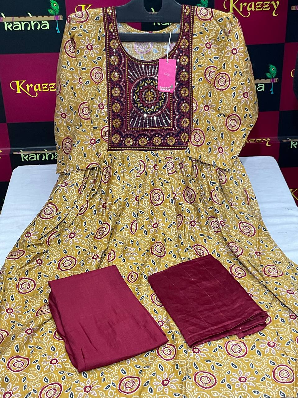 Ola With Pocket 220125 Kanha Vetican Readymade Pant Style Suits Supplier Ahmedabad