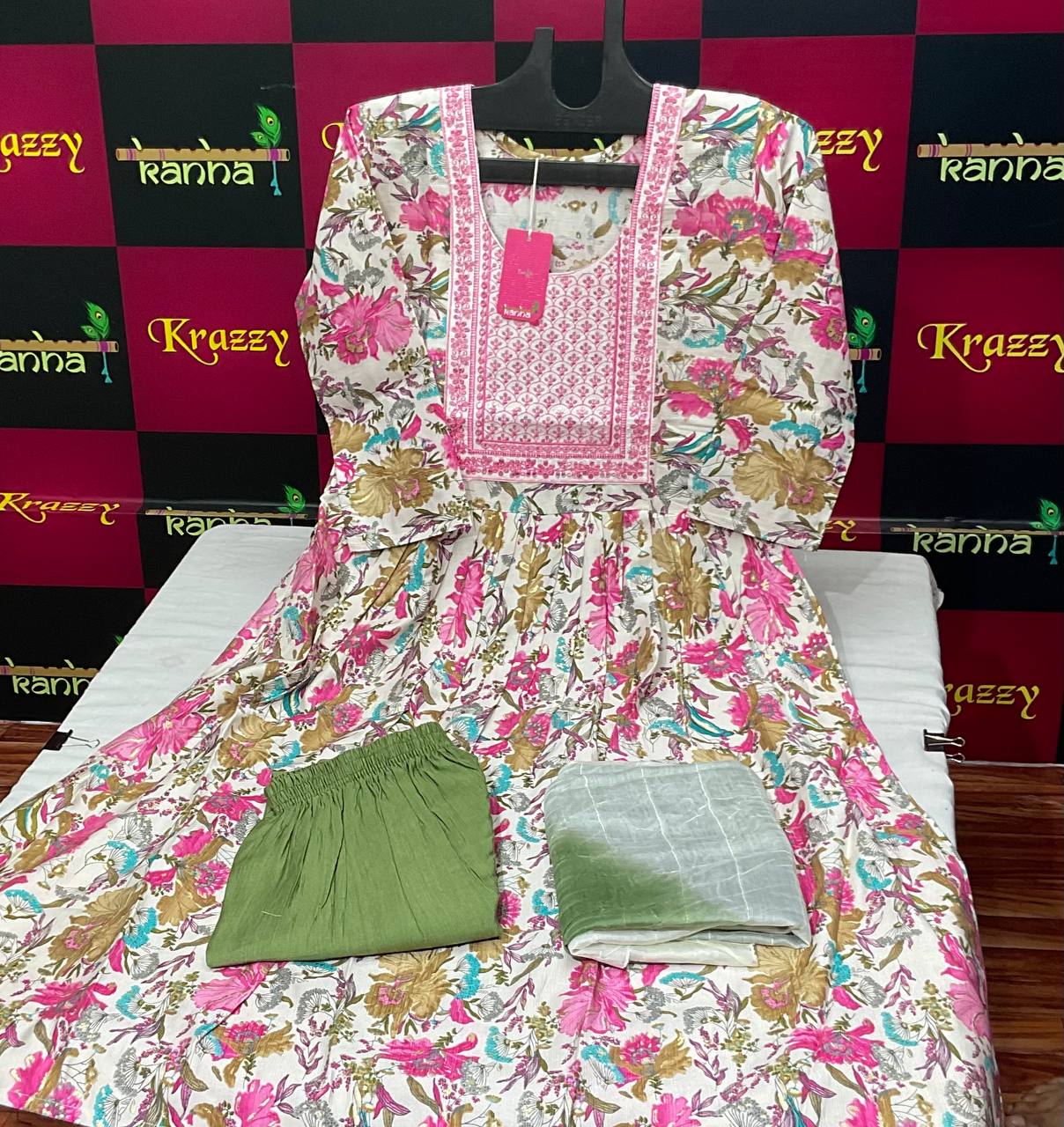 Ola With Pocket 220125 Kanha Vetican Readymade Pant Style Suits Supplier Ahmedabad