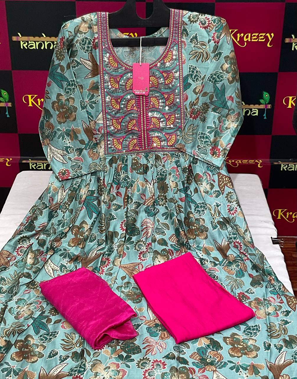 Ola With Pocket 220125 Kanha Vetican Readymade Pant Style Suits Supplier Ahmedabad