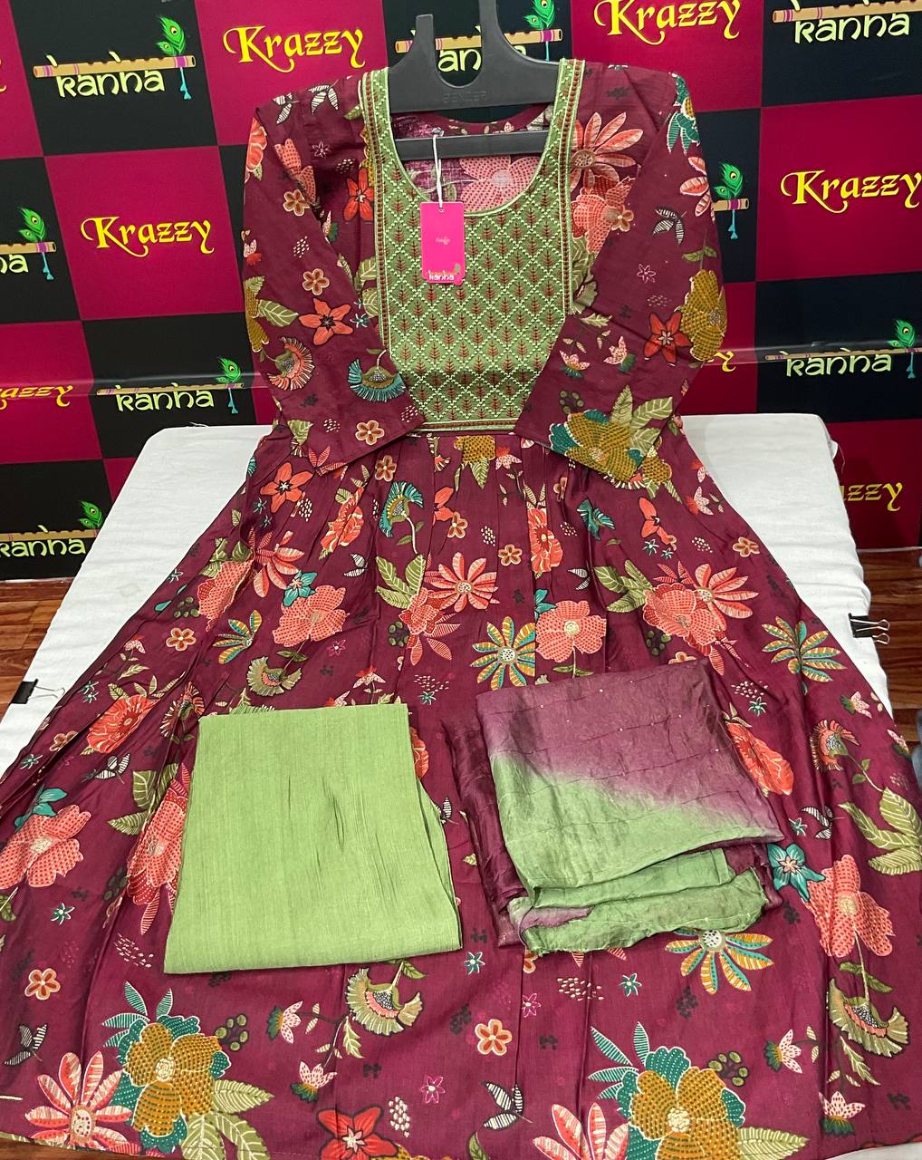 Ola With Pocket 220125 Kanha Vetican Readymade Pant Style Suits Supplier Ahmedabad