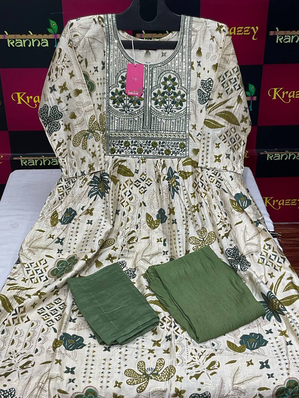 Ola With Pocket 220125 Kanha Vetican Readymade Pant Style Suits Supplier Ahmedabad