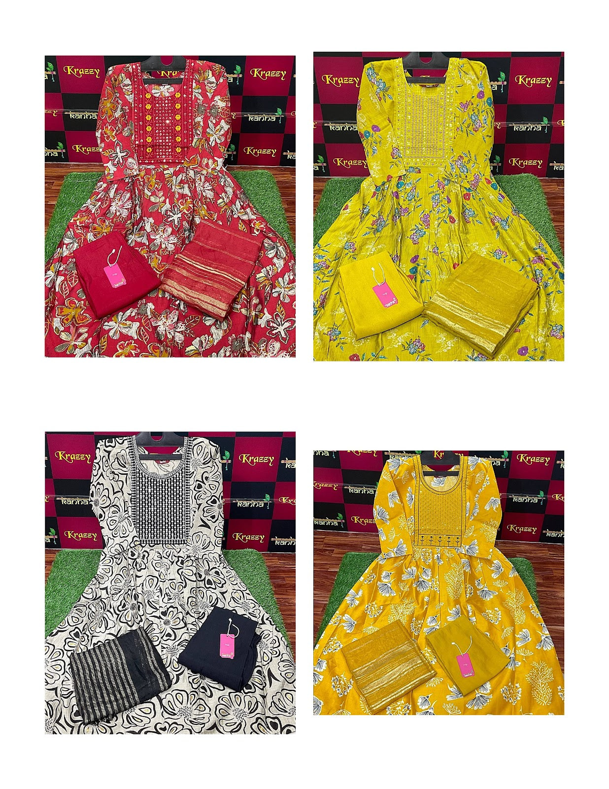 Ola With Pocket 2909 Kanha Vetican Readymade Pant Style Suits Supplier Ahmedabad