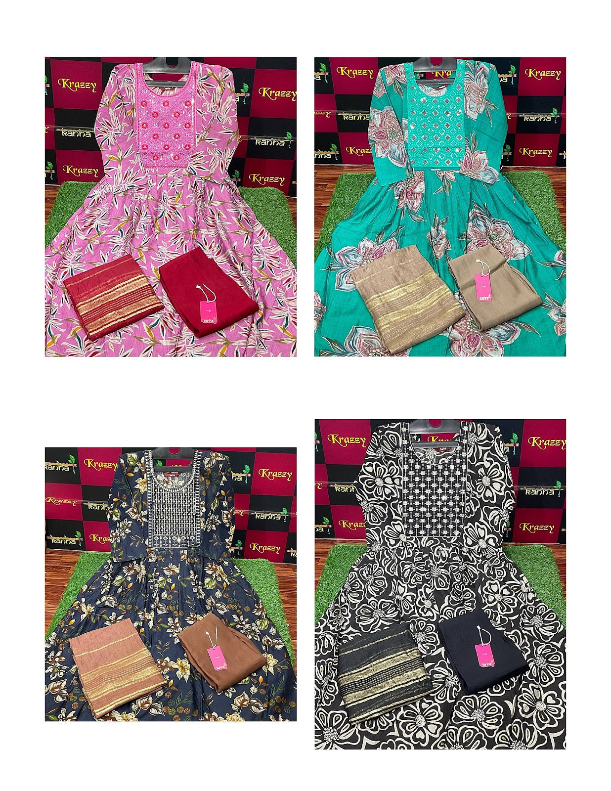 Ola With Pocket 2909 Kanha Vetican Readymade Pant Style Suits Supplier Ahmedabad