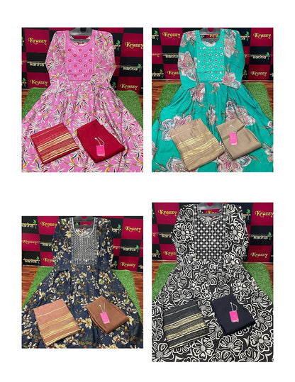 Ola With Pocket 2909 Kanha Vetican Readymade Pant Style Suits Supplier Ahmedabad