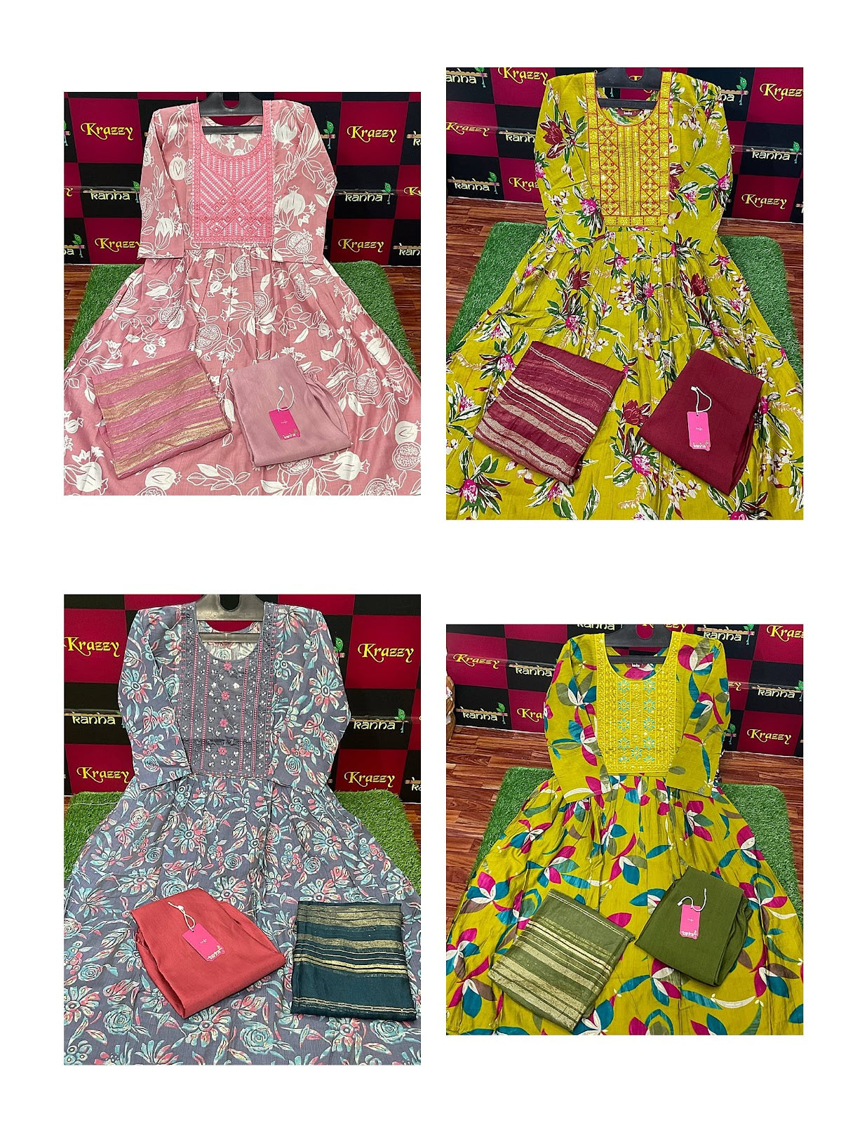 Ola With Pocket 2909 Kanha Vetican Readymade Pant Style Suits Supplier Ahmedabad