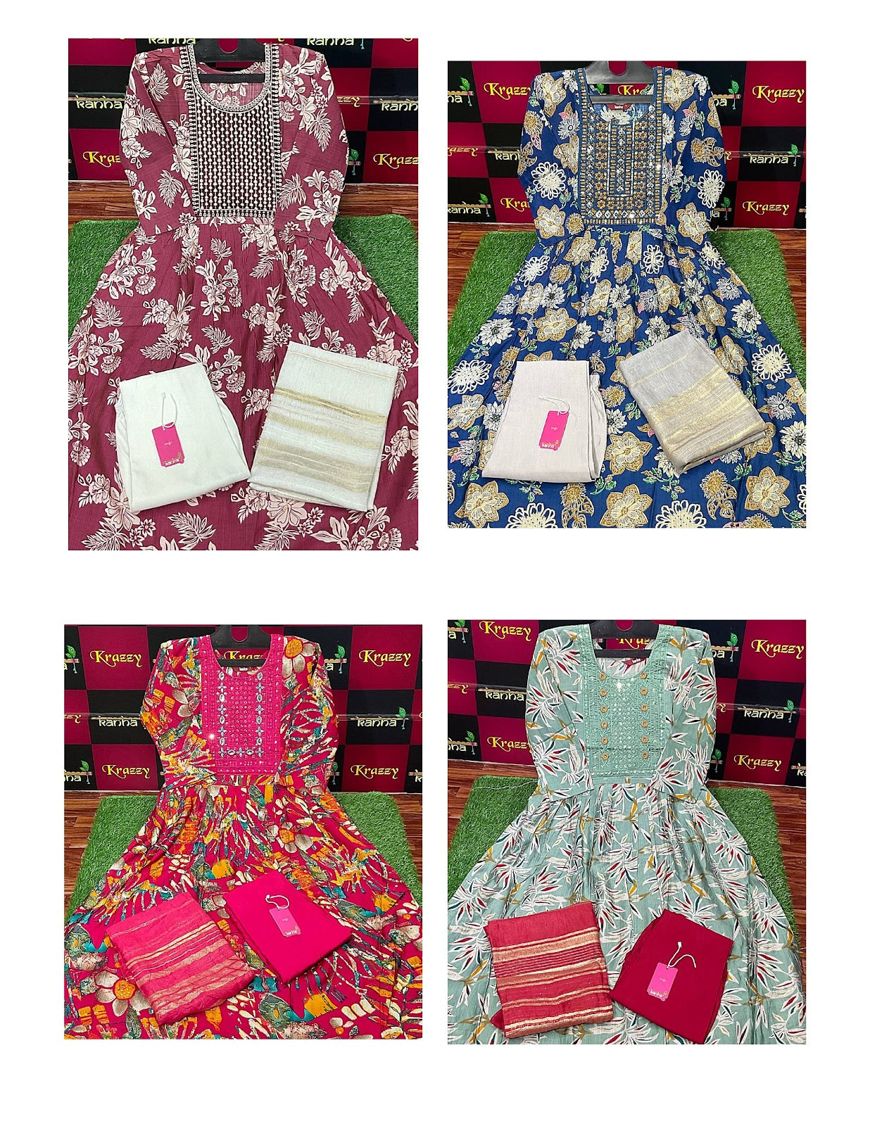 Ola With Pocket 2909 Kanha Vetican Readymade Pant Style Suits Supplier Ahmedabad