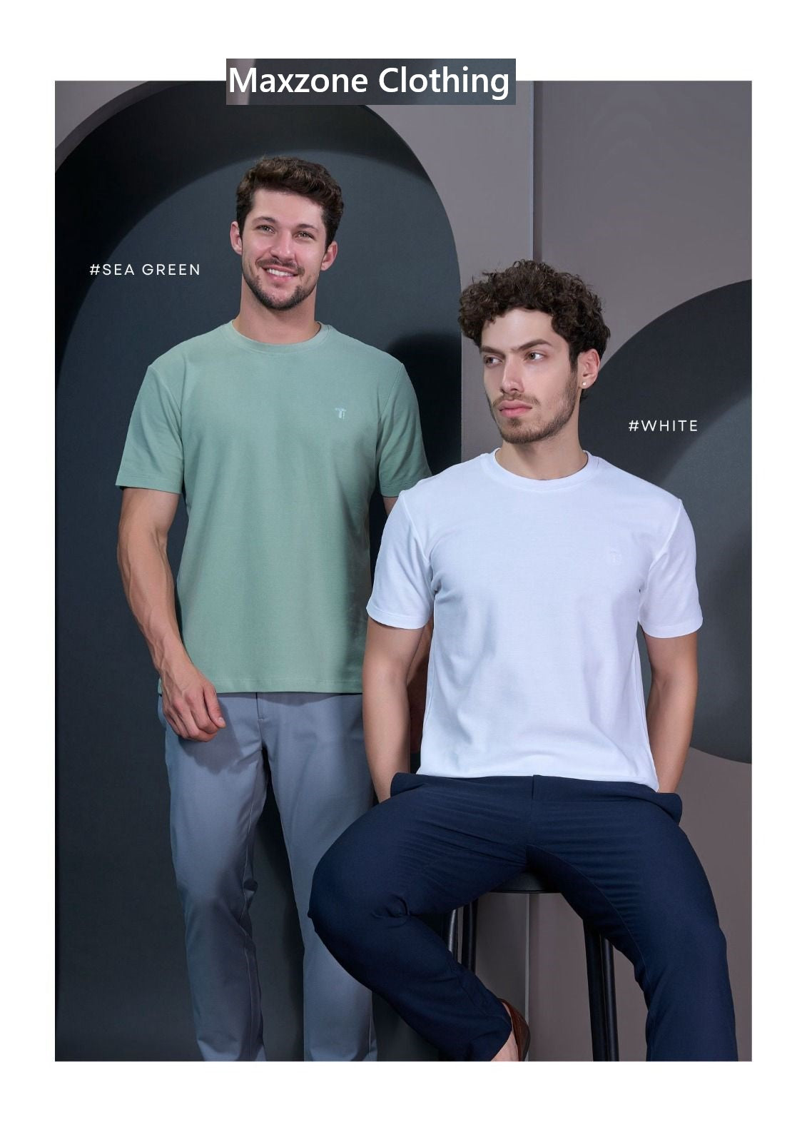 Olh G50 2533 Maxzone Clothing Honey Comb Mens Tshirts Manufacturer Gujarat