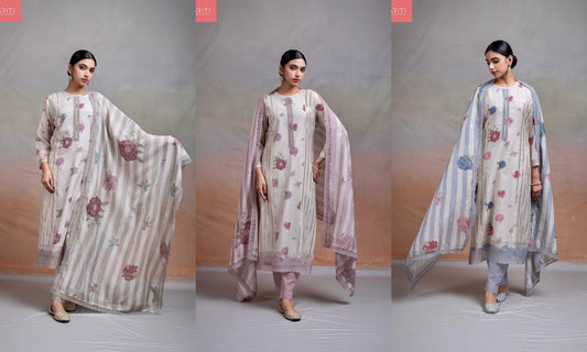 Olisy Naariti Mul Chanderi Pant Style Suits Wholesale Price