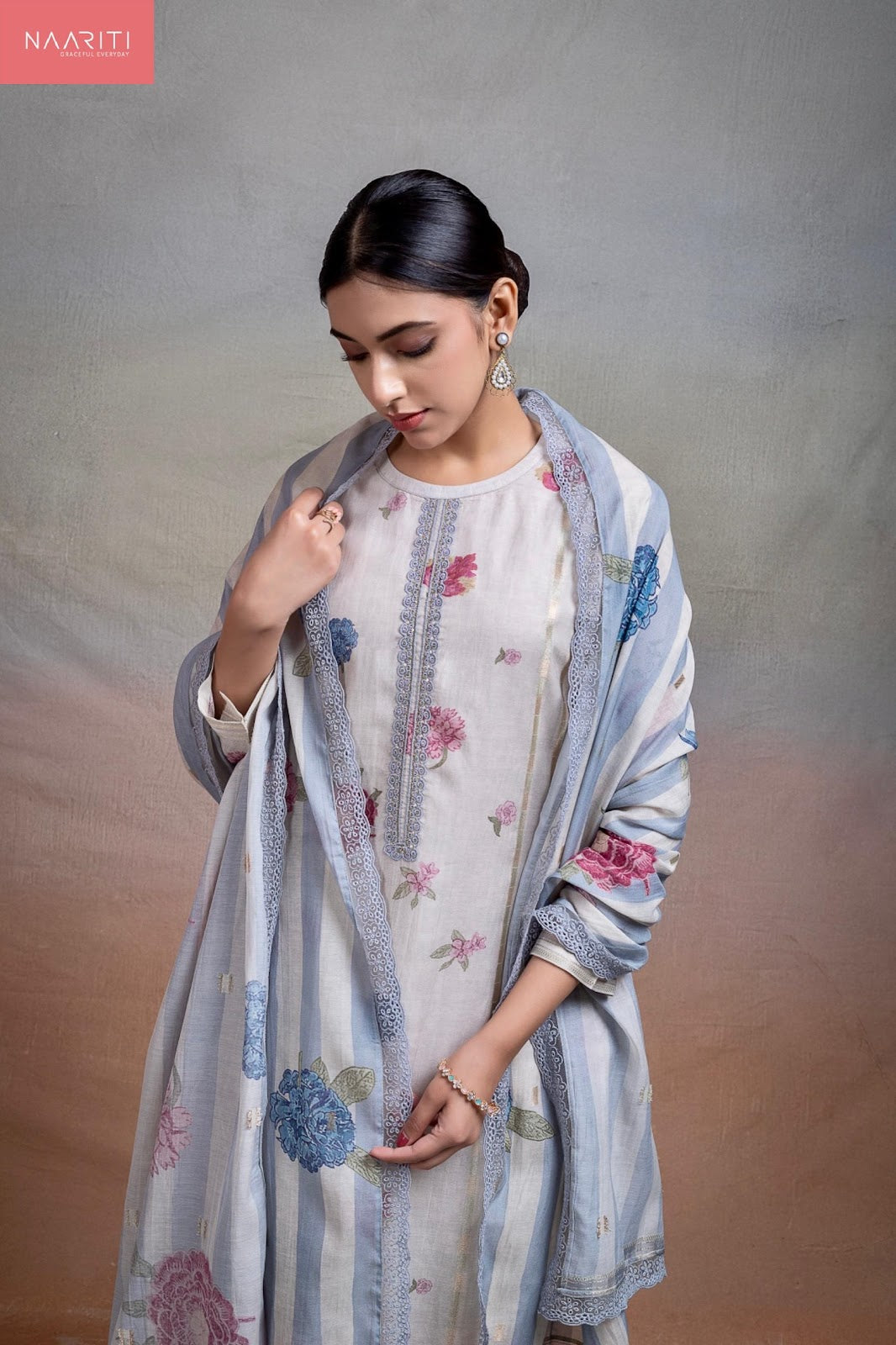 Olisy Naariti Mul Chanderi Pant Style Suits Wholesale Price