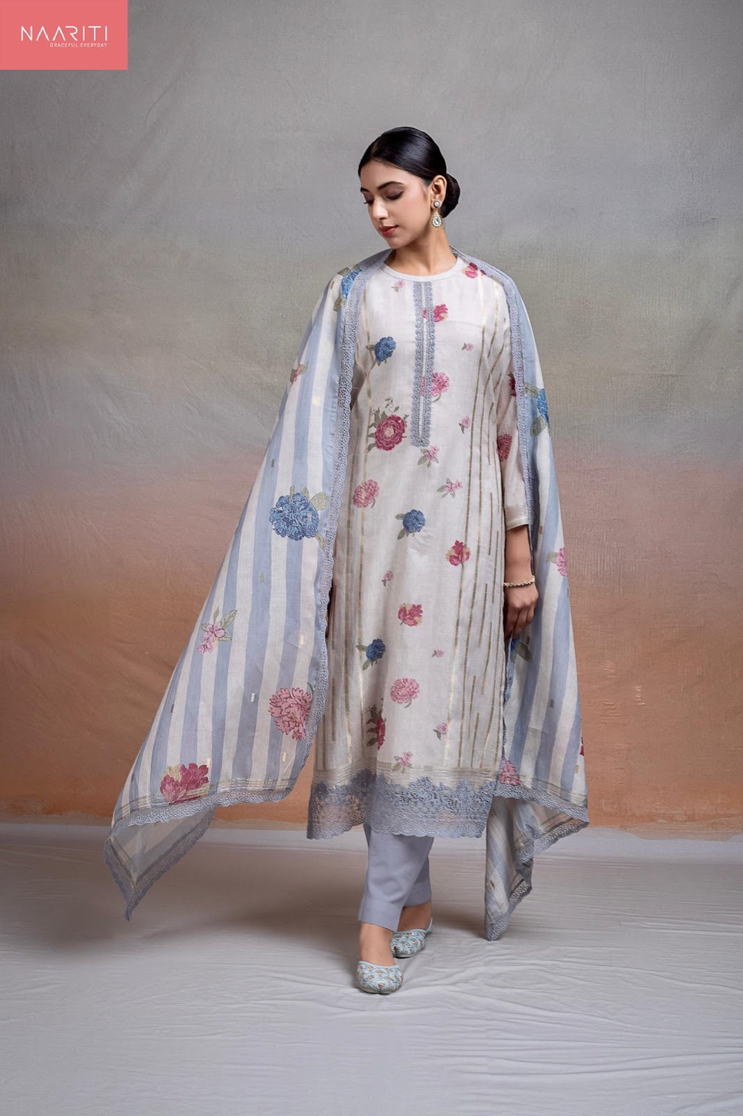 Olisy Naariti Mul Chanderi Pant Style Suits Wholesale Price
