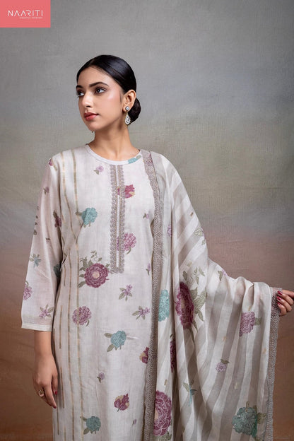 Olisy Naariti Mul Chanderi Pant Style Suits Wholesale Price