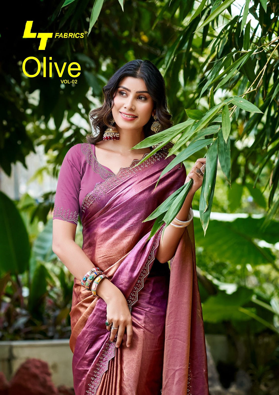 Olive Vol 2 Lt Fabrics Silk Sarees Exporter Gujarat
