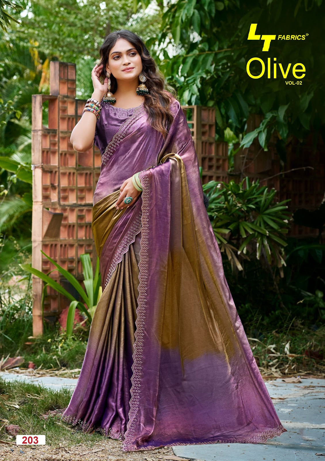 Olive Vol 2 Lt Fabrics Silk Sarees Exporter Gujarat