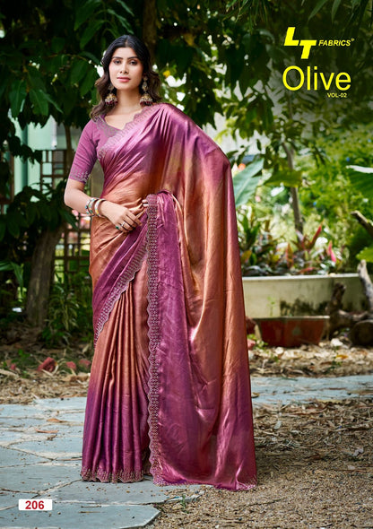 Olive Vol 2 Lt Fabrics Silk Sarees Exporter Gujarat