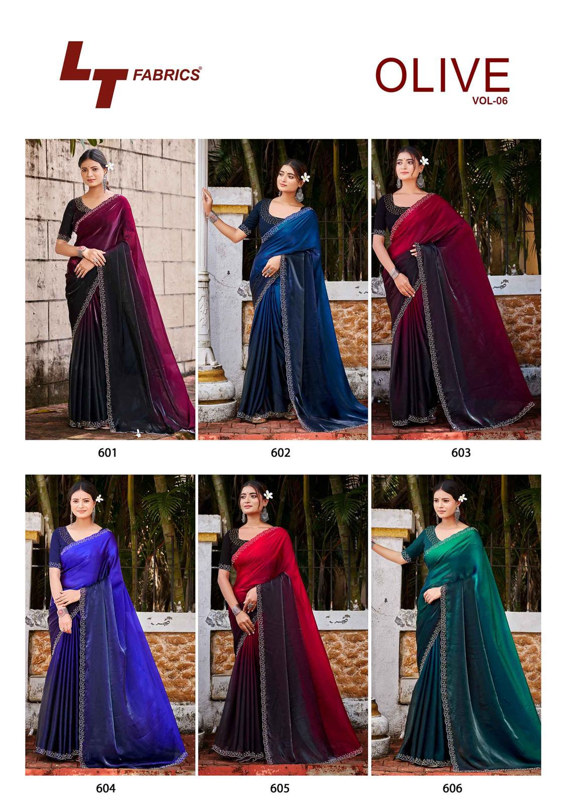 Olive Vol 6 Lt Fabrics Silk Sarees Manufacturer India