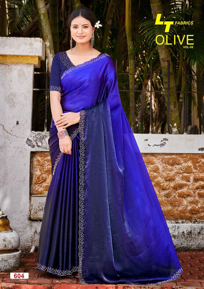 Olive Vol 6 Lt Fabrics Silk Sarees Manufacturer India