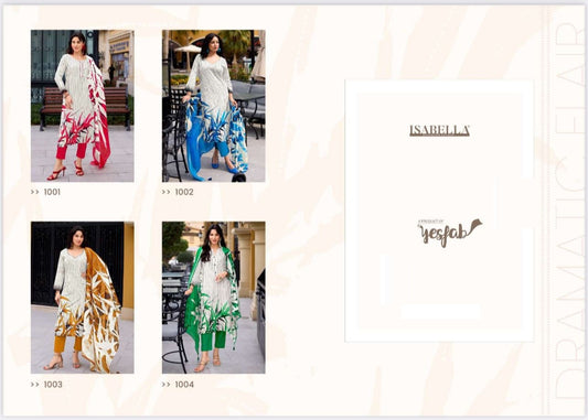 Olivia Isabella Yesfab Cotton Pant Style Suits Wholesale Price