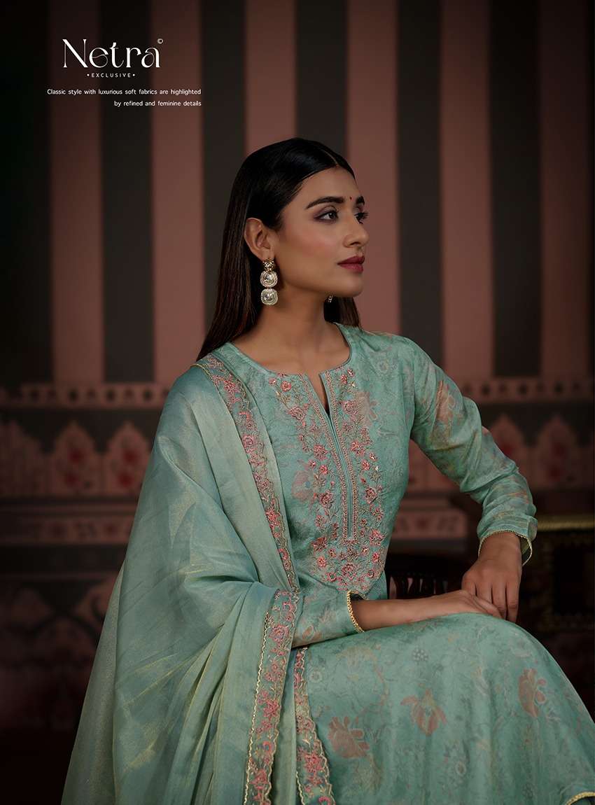 Olivia Netra Premium Viscose Pant Style Suits Wholesaler