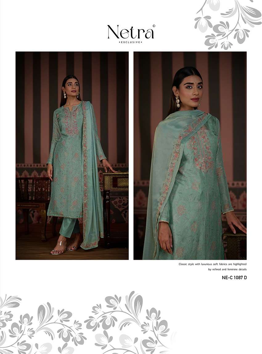Olivia Netra Premium Viscose Pant Style Suits Wholesaler