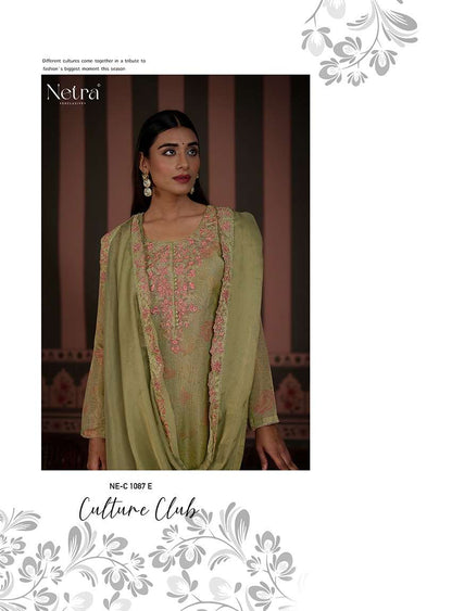 Olivia Netra Premium Viscose Pant Style Suits Wholesaler